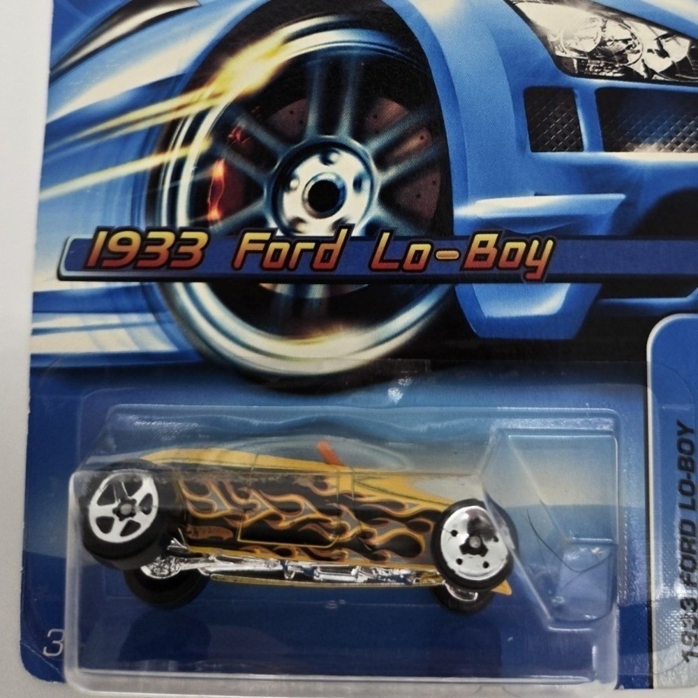 HOT WHEELS 2006 - 1933 FORD LO-BOY YELLOW WITH FLAMES